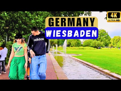 Видео: Германия Висбаден | Висбаден | Пешеходная экскурсия по Германии 4K