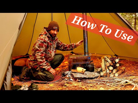 Видео: как правильно пользоваться дровяной печью-палаткой