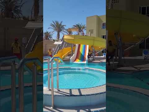 Видео: Идём на пляж от корпуса D.Palm Beach Resort Hurghada 
