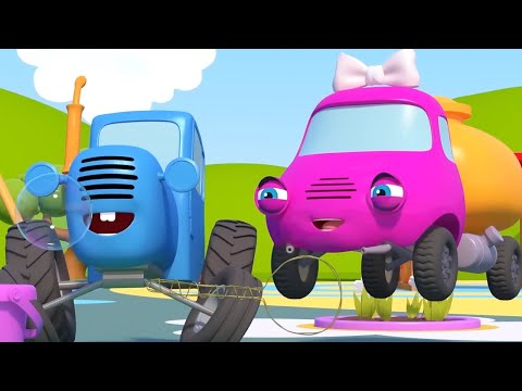 Видео: СИНИЙ ТРАКТОР - Мыльные пузыри 🚜 Развивающие мультфильмы детям