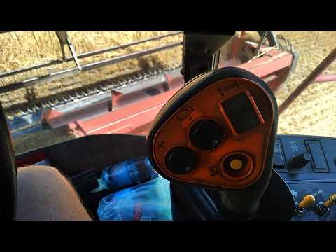 Видео: Жатка комбайна CASE 2166
