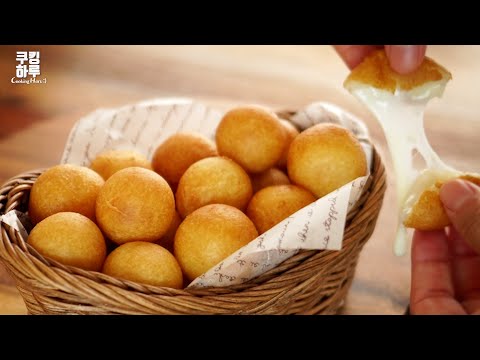 Видео: 3 ингредиента!! Хрустящие снаружи, тягучие внутри! Молочные сырные шарики, приготовленные из молока!