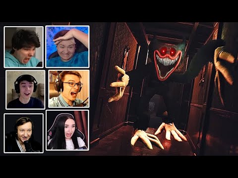 Видео: Реакция Летсплейщиков на Кошмарного Хагги в Poppy Playtime Chapter 3