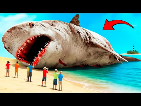 Видео: НАШЁЛ ОГРОМНОГО МЕГАЛОДОНА в ГТА 5! САМАЯ БОЛЬШАЯ АКУЛА МЕГ В GTA 5 ОНЛАЙН
