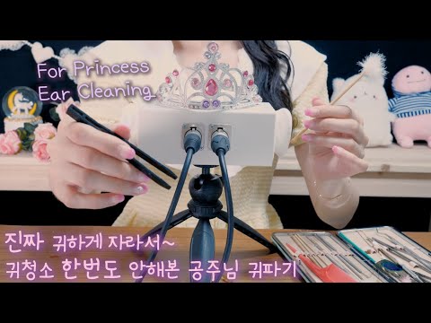 Видео: ASMR(русский субтитры)Чистка ушей для богатой принцессы | Rich Princess Ear Cleaning