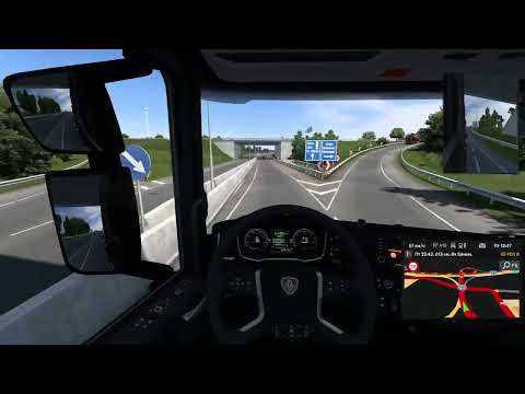 Видео: Макс на грузовике :Прохождение Euro truck Simulator 2 дневной drive 6 колёс #13