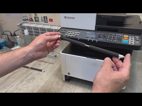 Видео: Kyocera ECOSYS M2135 / M2040 / M2540 Ремонт узла регистрации. Замятие. Шум. Гул. Ролик регистрации