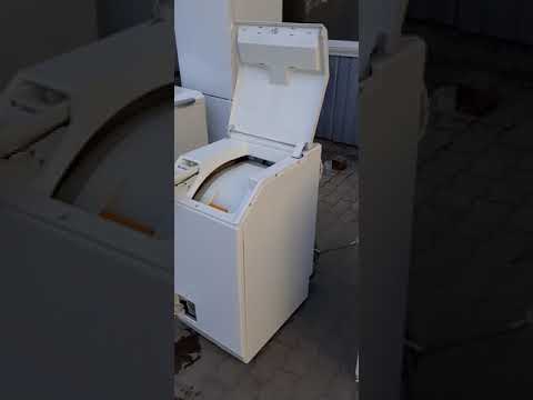 Видео: Пральна машина Міле Miele W 149 Novotronic з вертикальна 5 кг б/у