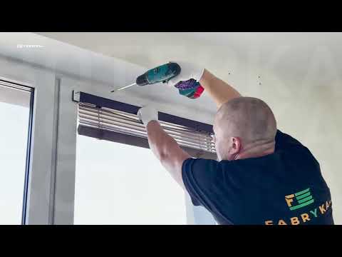 Видео: Монтаж горизонтальные кассетные жалюзи