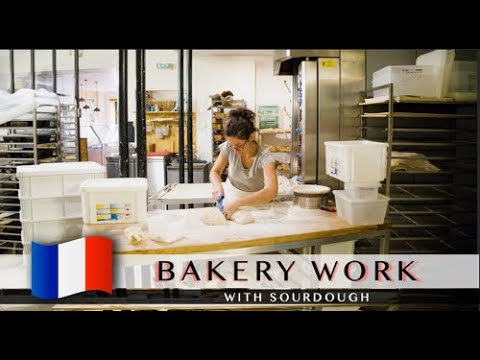 Видео: Работа пекарни с закваской во Франции〈Bella Ciao Авиньоне | женщины-пекари с красивой ручной работой
