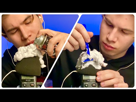 Видео: 🎙️ АСМР БРЕЮ МИКРОФОН | ЗВУКИ ПЕНЫ ASMR