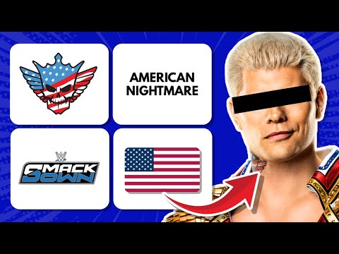 Видео: Угадайте суперзвёзд WWE всего за 4 подсказки! | Великолепная викторина