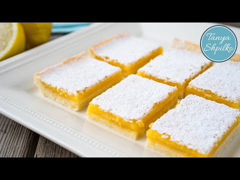 Видео: Лимонные "Квадратики" | Lemon Squares/Bars | Tanya Shpilko
