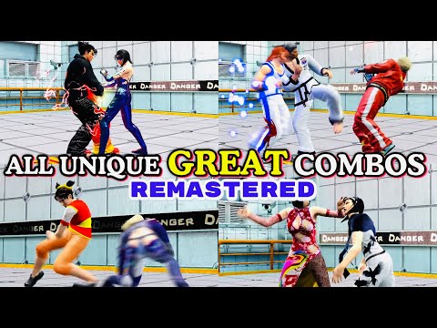 Видео: Tekken Tag Tournament 2 — все уникальные великолепные комбо (с командами) (ремастеринг) (4K)