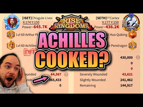 Видео: Результаты теста Ахиллеса меня удивили [не то, чего я ожидал] Rise of Kingdoms