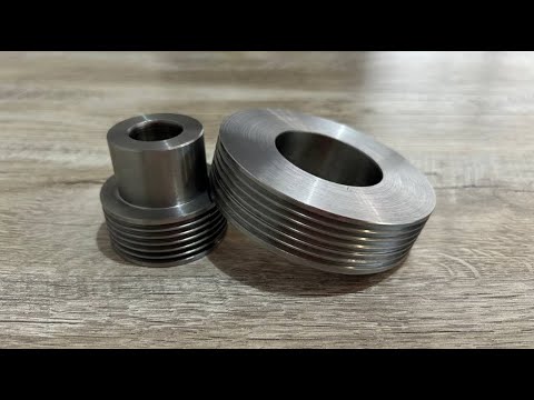 Видео: Шкивы под поликлиновый ремень РК на китайском токарном WEISAN WM 210