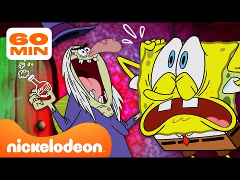 Видео: Губка Боб | 1 час САМЫХ СТРАШНЫХ моментов в "Губка Боб" | Nickelodeon Cyrillic