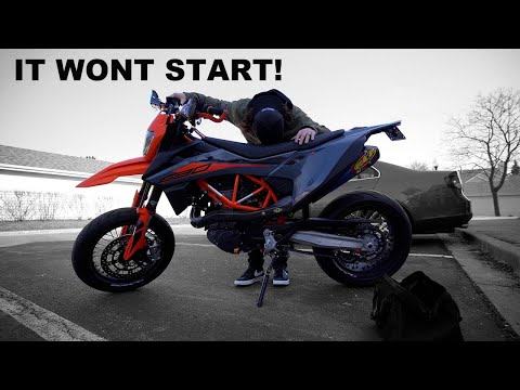 Видео: Мой KTM 690 SMC R не заводится.. | ep 01