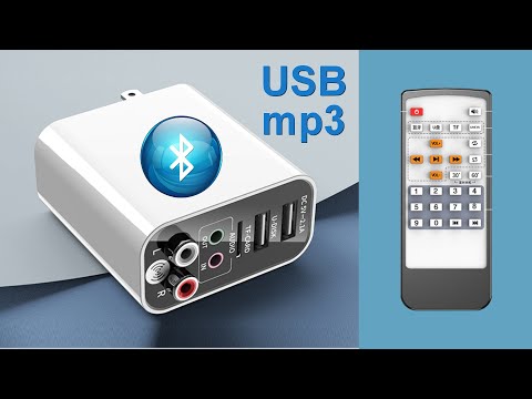 Видео: Bluetooth адаптер приемник передатчик с пультом ДУ и mp3 плеером