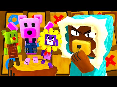 Видео: Супер Мишка в Гигантском доме #199 Крестики Нолики в Мультиплеере Super Bear Adventure на пурумчата