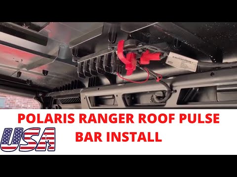 Видео: Установка шинопровода на крышу Polaris Ranger