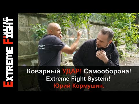 Видео: Коварный УДАР. Защита! Самооборона! Extreme Fight System! Юрий Кормушин.