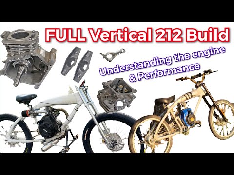 Видео: Как построить вертикальный двигатель объёмом 212 куб. см | Мотобайк