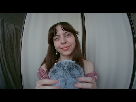 Видео: ASMR| Fluffy mic scratching & intense mouth sounds| Пушистая ветрозащита & интенсивные звуки рта