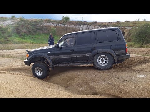 Видео: Тест внедорожников на диагоналках. Land Cruiser 80, UAZ Patriot, Bighorn, Terrano, Pajero