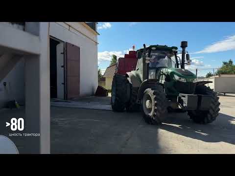 Видео: Мобильное зернохранилище в рукавах запущено в МитеосАгро