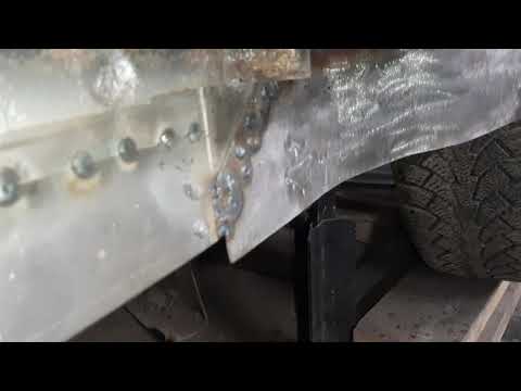 Видео: лайфхак. быстрая обработка сварочного шва либо сварочных точек.