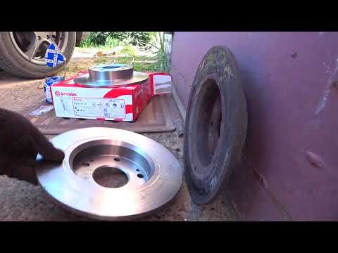 Видео: Honda 5D Замена задних тормозных дисков