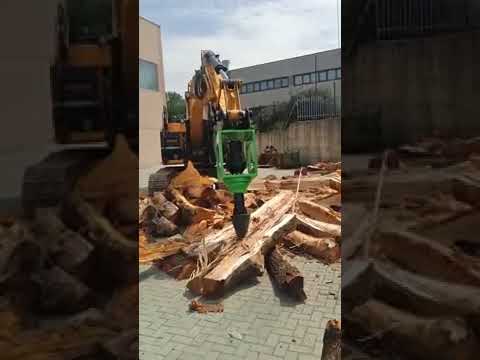 Видео: 🟢 SPV2 Дровокол конический с гидроприводом на экскаваторы 8-14тн