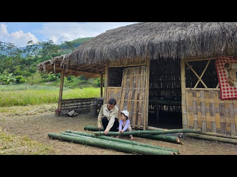 Видео: Мать-одиночка «Тиу Кань» ремонтирует старый дом Тиу Ка, чтобы жить в нём.