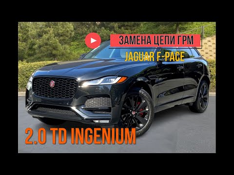 Видео: Jaguar F-Pace 2.0TD INGENIUM  замена цепи ГРМ