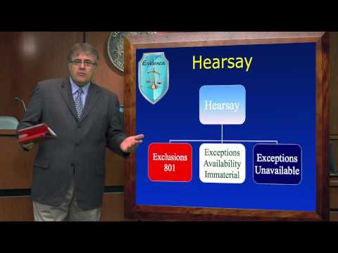 Видео: Профессор Роуз обсуждает правила доказывания Флориды и федеральные правила.