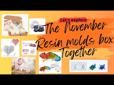 Видео: #576 Новая ноябрьская коробка с масляными чернилами и новыми чернилами от Let's Resin уже здесь! ...