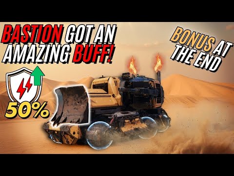 Видео: Новое усиление Бастиона делает его НАМНОГО лучше! - Crossout | БОНУС В КОНЦЕ!