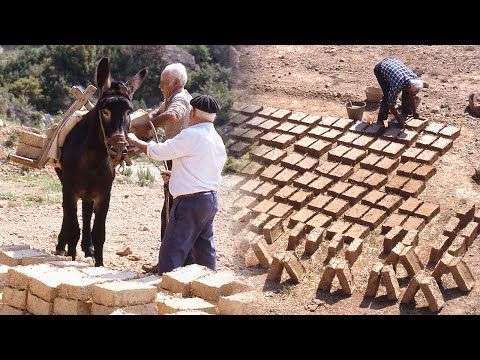 Видео: Адобес. Традиционное строительство хижины из грязи, соломы и воды | Документальный фильм