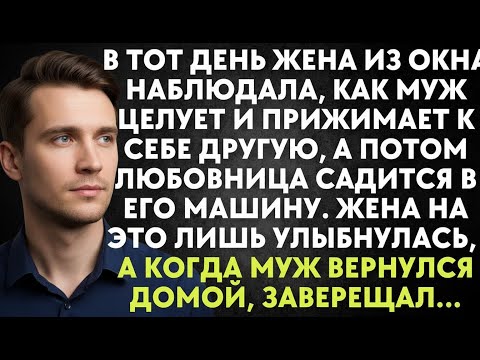 Видео: Жена с окна наблюдала, как муж целует и прижимает другую, а потом любовница садится в его машину