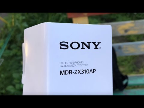 Видео: Обзор SONY MDR-ZX310AP наушники