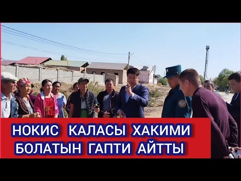 Видео: Нокис Каласы Саманбайда "СУУ" керек болса "ПАХТАГА" бар дегенге уксайды ДОМКОМ