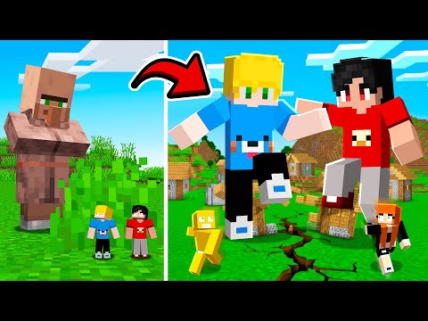 Видео: Я попал в цивилизацию Гигантов против Маленьких в Minecraft!