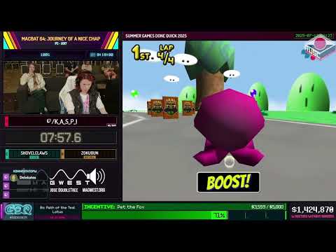 Видео: [RU] Macbat 64 [Any%] от @Kaspi - #SGDQ2025
