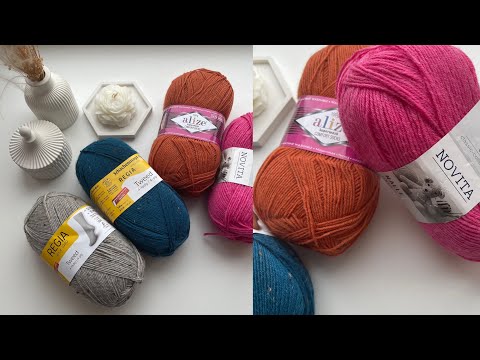 Видео: 2/24 Запасы носочной пряжи на начало года.