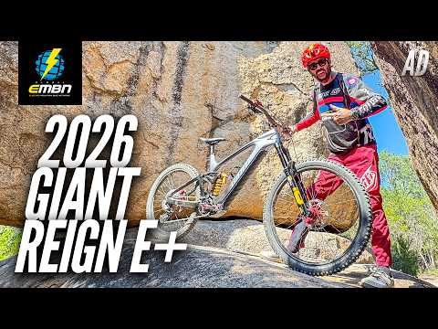 Видео: Самый быстрый электровелосипед для скоростного спуска? Giant Reign E+ 2026 против Роба Уорнера