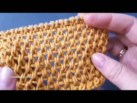 Видео: 😱🔥ШИКАРНО. Красивая ажурная сетка спицами. Узор спицами