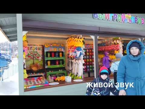 Видео: Мой Барнаул/Рождественский день в парке.