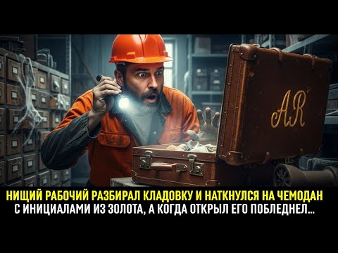 Видео: НИЩИЙ РАБОЧИЙ  НАТКНУЛСЯ НА ЧЕМОДАН С ИНИЦИАЛАМИ ИЗ ЗОЛОТА В КЛАДОВКЕ, А КОГДА ОТКРЫЛ ЕГО ПОБЛЕДНЕЛ!