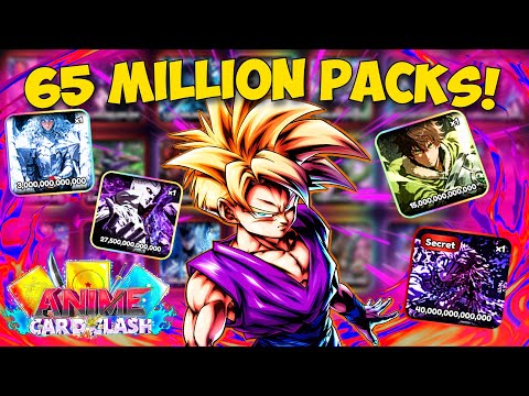 Видео: Вы не поверите, что я получил от 65 МИЛЛИОНОВ наборов карт в Anime Card Clash!